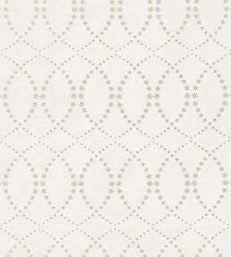 Daisy Chain Fabric by Vanderhurd Aquamarine/Moonstone