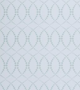 Daisy Chain Wallpaper by Vanderhurd Aquamarine