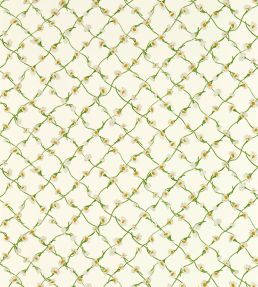 Daisy Trellis Wallpaper by Harlequin Emerald/Pearl