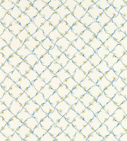 Daisy Trellis Wallpaper by Harlequin Lapis/Pearl