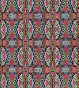 Dance in the Forest Fabric by Jim Thompson No.9 Jewel Tones