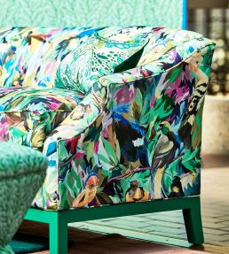 Dance Of Adornment Fabric by Harlequin Wilderness / Nectar / Pomegranate