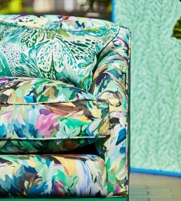 Dance Of Adornment Fabric by Harlequin Wilderness / Nectar / Pomegranate