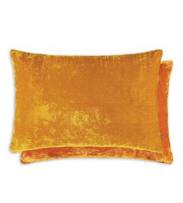 Danny Cushion 60 x 40cm by William Yeoward Mustard/Tobacco