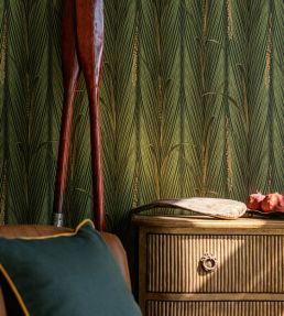 Danube Foliage Wallpaper by MINDTHEGAP Absinthe