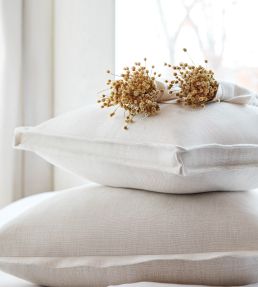 Dawn Linen Fabric by Thibaut Platinum
