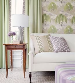 Dearden Stripe Fabric by Anna French Navy
