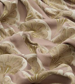 Deco Scallop in Multi Jacquard Fabric by Liberty Lacquer
