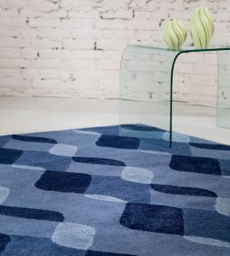 Brink & Campman Decor Riff rug Water Blue 98208140200 Water Blue