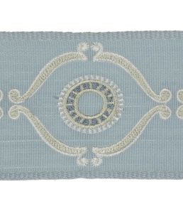 Delano Classic Braid Trimming by Colefax and Fowler Old Blue