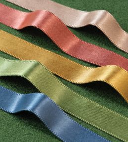 Delicat Silk Border Trimming by Samuel & Sons Walnut