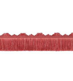 Delicat Silk Cut Fringe Trimming by Samuel & Sons Coral