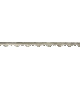 Delicat Silk Fan Edge Trimming by Samuel & Sons Pewter