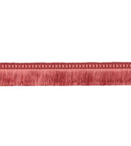 Delicat Silk Moss Fringe Trimming by Samuel & Sons Coral