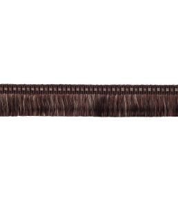 Delicat Silk Moss Fringe Trimming by Samuel & Sons Walnut