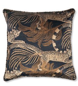 Delilah Velvet Cushion 50 x 50cm by Romo Ancient Gold