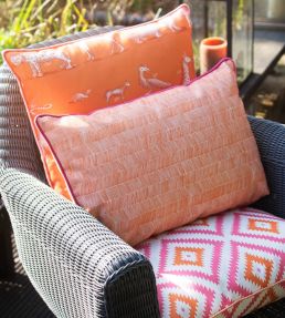 Delta Outdoor Fabric by Andrew Martin Lava