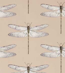 Demoiselle Wallpaper by Harlequin Positano/First Light/Taupe