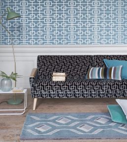 Jeanneret Fabric by Designers Guild Platinum