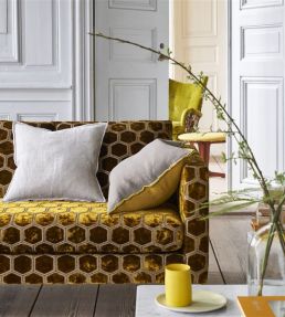 Manipur Fabric by Designers Guild Ochre