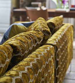 Manipur Fabric by Designers Guild Ochre
