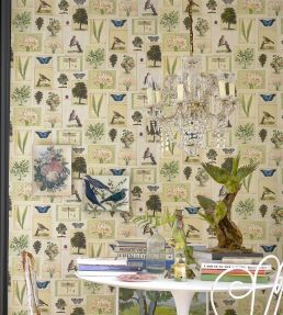 Flora And Fauna Wallpaper by Designers Guild Parchment
