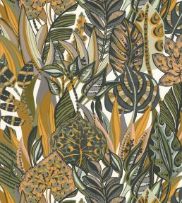 Desirade Wallpaper by Casamance Blanc/Kaki
