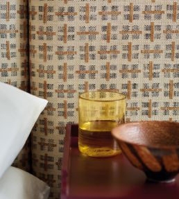 Dex Fabric by Jane Churchill Tomato