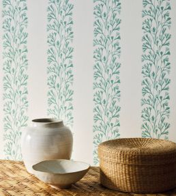 Dita Wallpaper by Jane Churchill Aqua