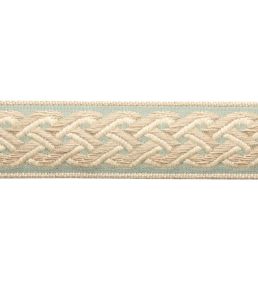 Dorset Braided Border Trimming by Samuel & Sons Aquamarine