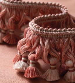 Dorset Tassel Fringe Trimming by Samuel & Sons Aquamarine