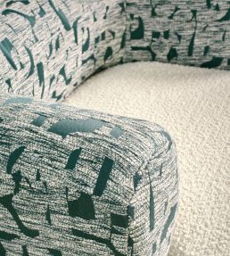Douce Folie Fabric by Casamance Terre fumee