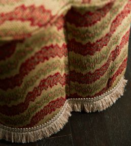 Dragon Flamestitch Fabric by Zoffany Charcoal