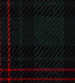 Duke Of Fife Mod Fabric by The Isle Mill Black/Green/Red