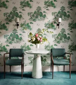 Duncombe Fabric by Liberty Red Lac