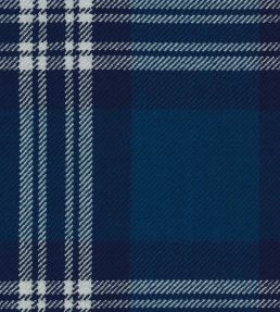 Earl Of St Andrews Mod Fabric by The Isle Mill Blue