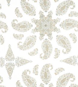 East India Fabric by Thibaut Beige