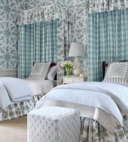 Corwin Fabric by Thibaut Slate on Natural