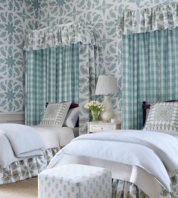 East India Wallpaper by Thibaut Beige