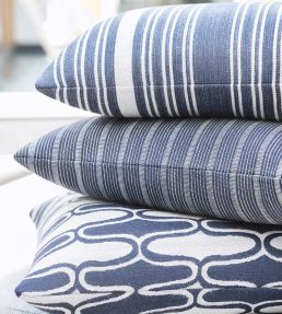 Ebro Stripe Fabric by Thibaut Sterling