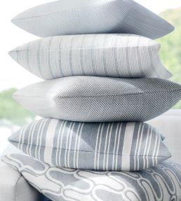Ebro Stripe Fabric by Thibaut Sterling