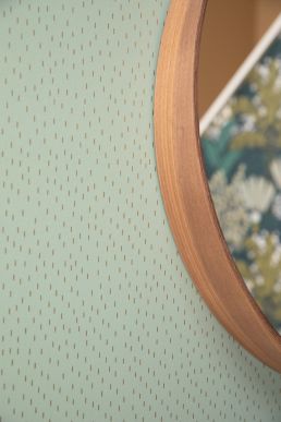 Eden Wallpaper by Caselio Vert D'eau Dore