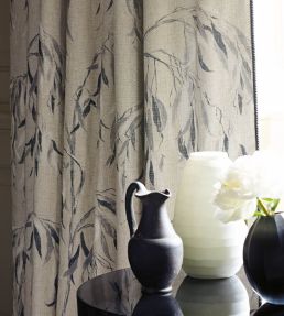 Edinbridge Fabric by Zoffany Papyrus/ Charcoal