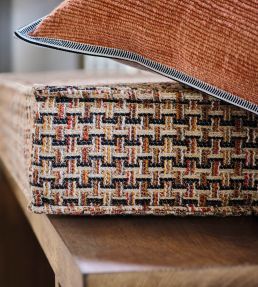 Effigie Fabric by Casamance Kaki/Ocre