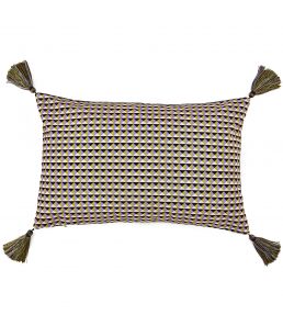 Elixir Of Life Cushion 35 x 55cm by Archive Midnight/Violet/Lime