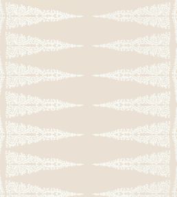 Ellery Stripe Wallpaper by Anna French White on Beige