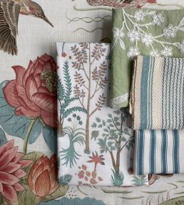 Ellingham Fabric by Baker Lifestyle Green