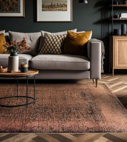 Asiatic Elodie rug Terracotta/Black ELOD120170TERR Terracotta/Black