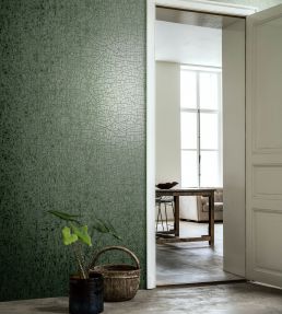 Emaille Wallpaper by Arte Deep Taupe