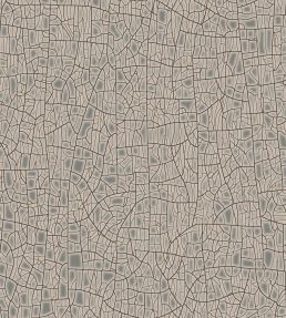 Emaille Wallpaper by Arte Deep Taupe